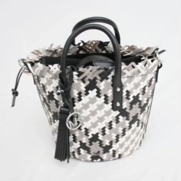 Michael Michael Kors Marley Medium Leather Bucket Messenger Bag - Picture 3 of 4